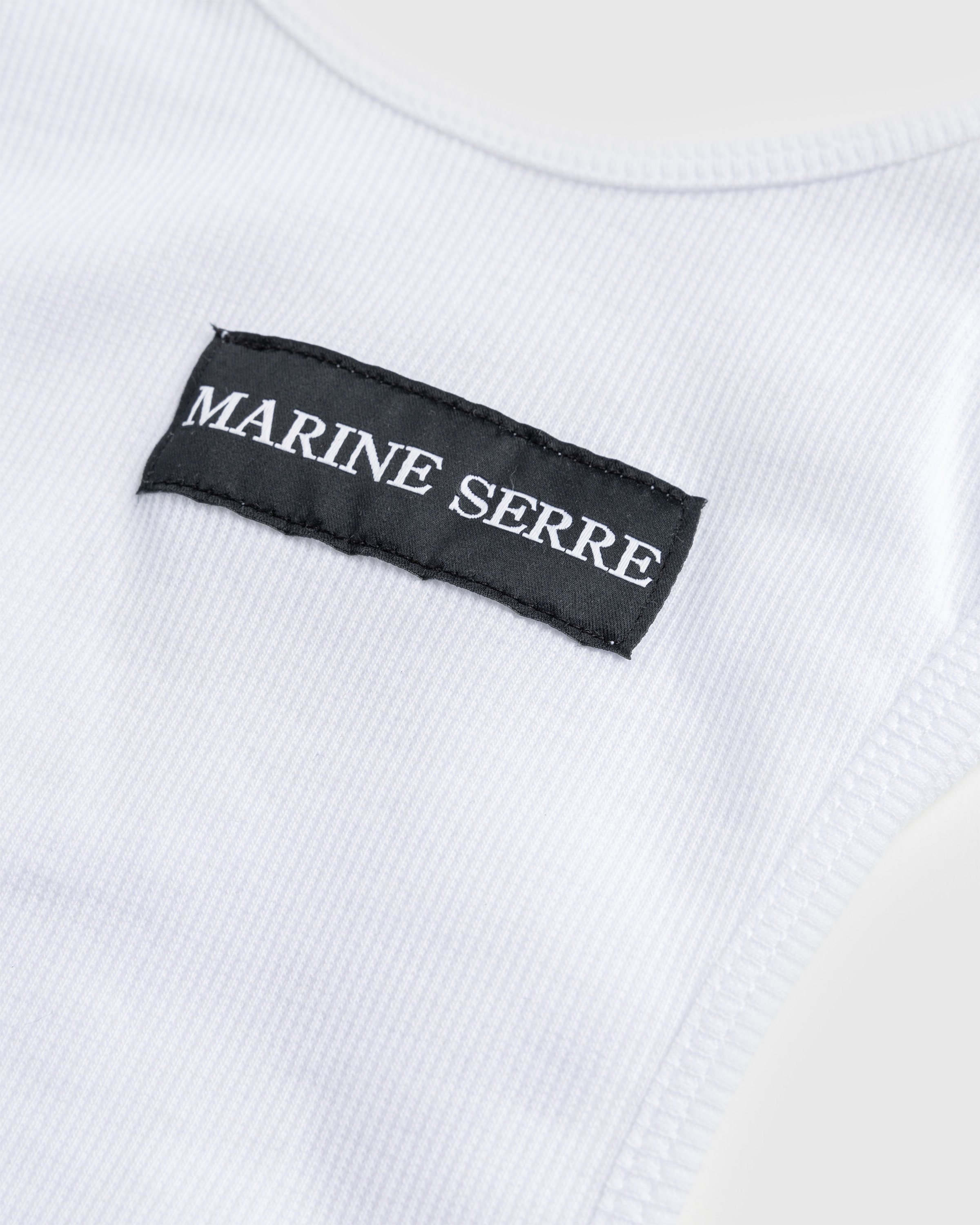 Marine Serre – Organic Cotton Tank Top White | Highsnobiety Shop